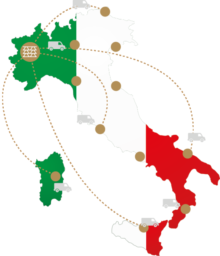 Vendiamo e Distribuiamo in Tutta Italia