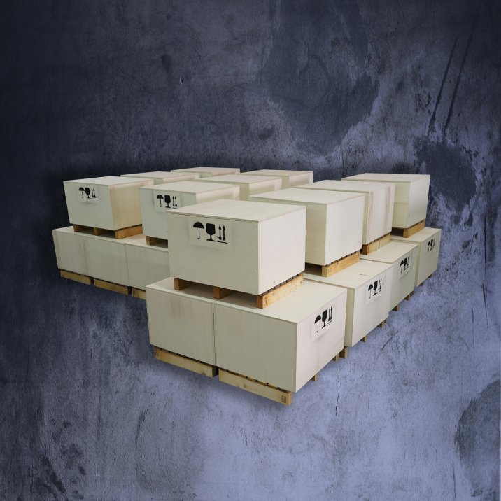 Casse legno 2 file